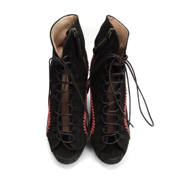 John Fluevog WRITES
ANGELOU Black Heeled Boots with Chunky Heel - Picture 2 of 13